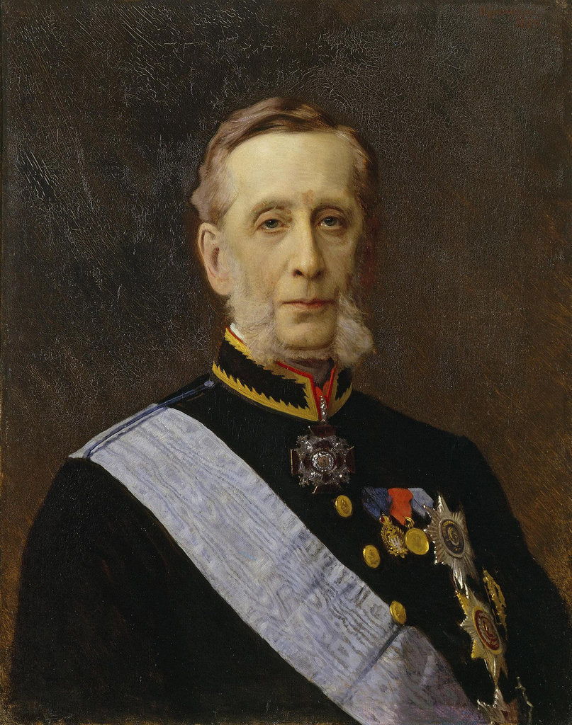 Detail of Portrait of Count Pyotr Alexandrovich Valuyev, 1880 by Ivan Nikolayevich Kramskoi