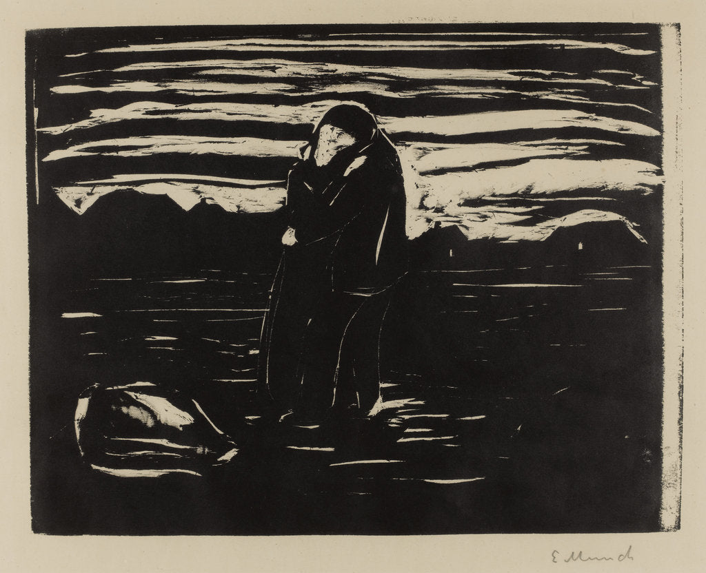 Detail of Kiss in the Field, 1905 by Edvard Munch
