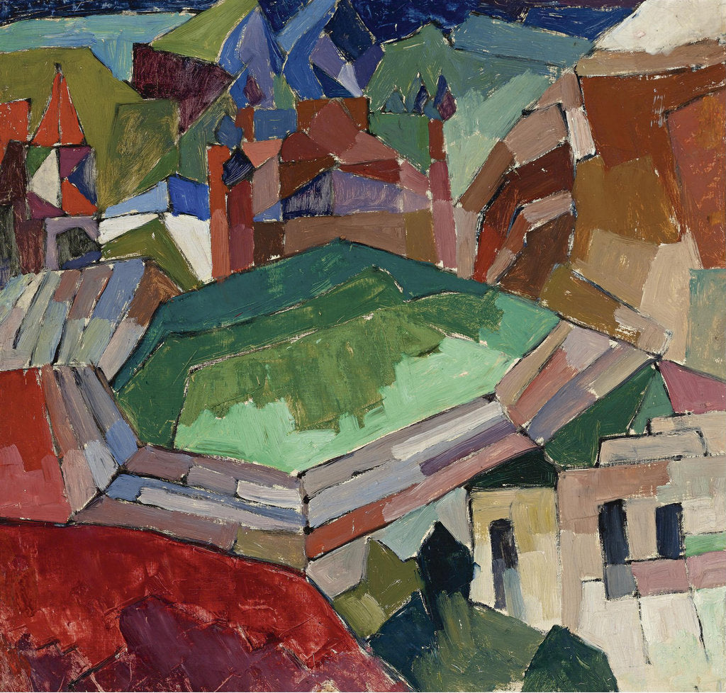 Detail of Town in Southern Russia, 1914-1916 by Aristarkh Vasilyevich Lentulov