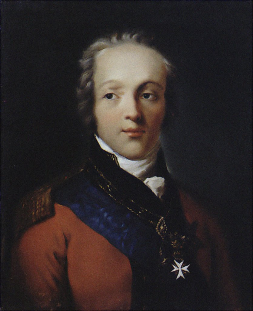 Detail of Portrait of Count Fyodor Vasilyevich Rostopchin, 1800 by Salvatore Tonci