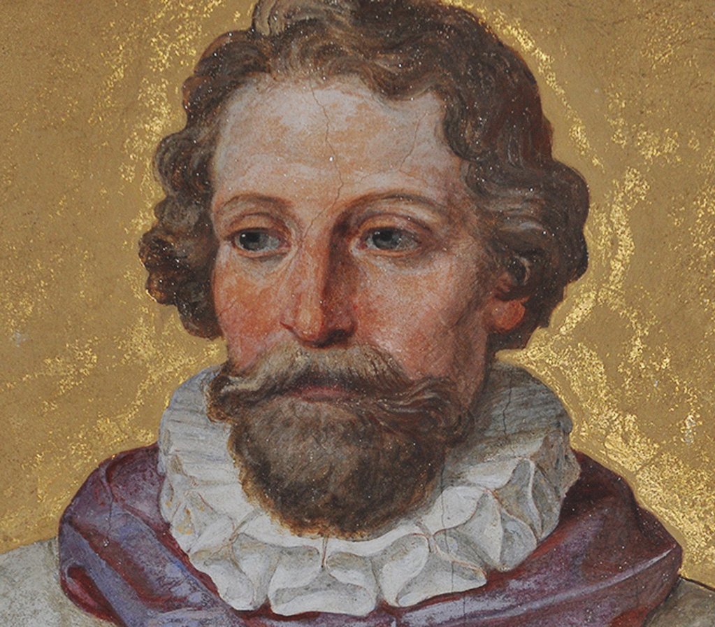 Detail of Julius Echter von Mespelbrunn Detail, 1857 by Engelbert Seibertz