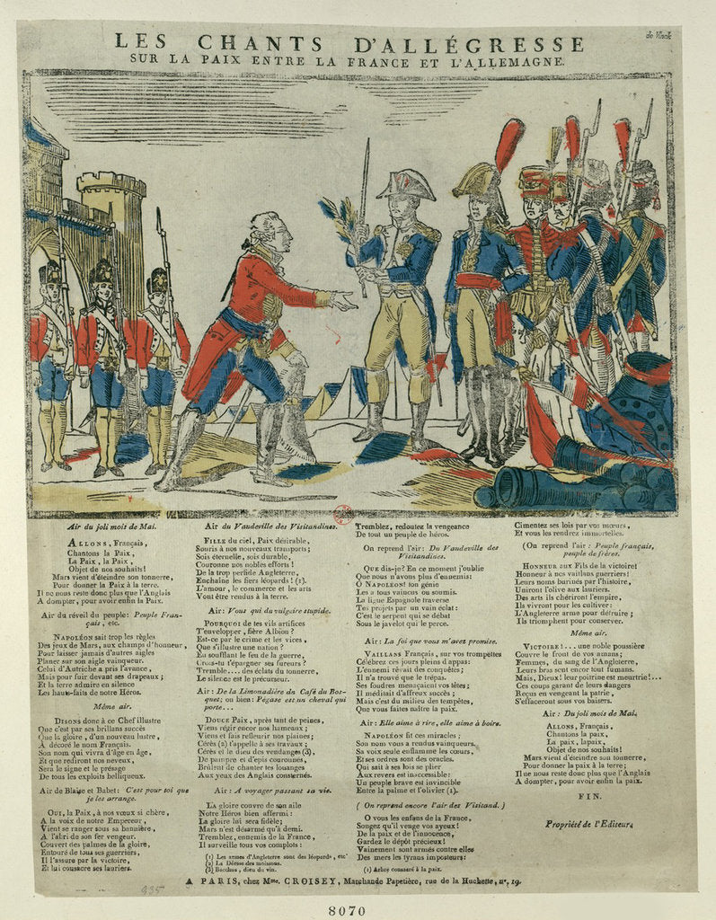 Detail of The Treaty of Pressburg, 1805 by Anonymous