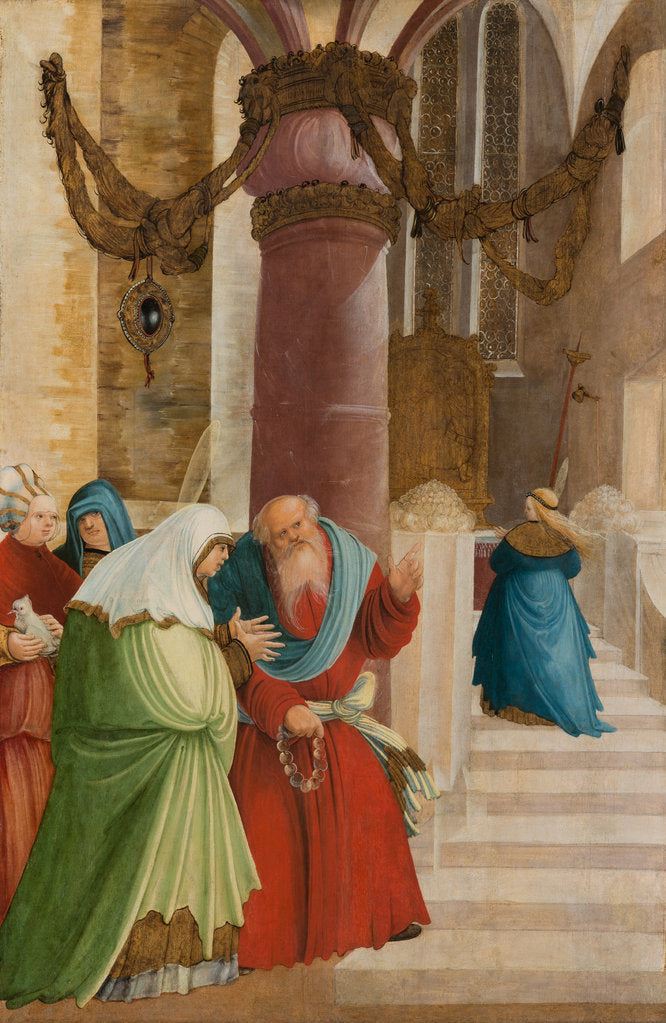 Detail of The Entry of the Most Holy Theotokos into the Temple, ca 1509-1510 by Master of Pulkau