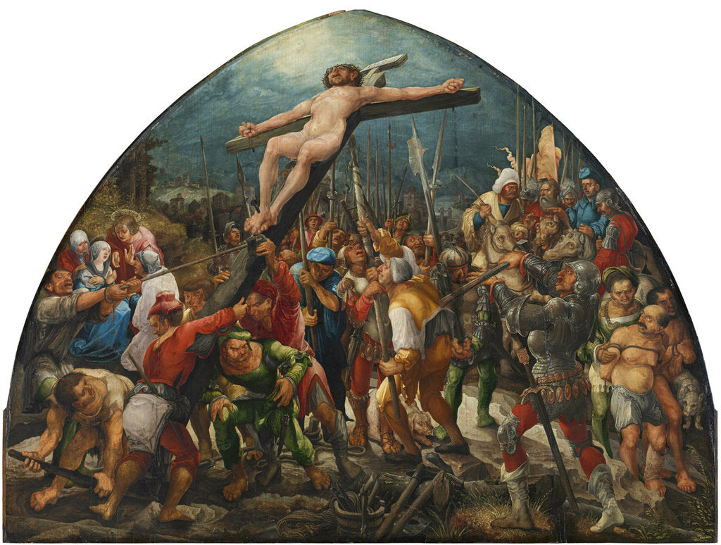 Detail of The Elevation of the Cross, c. 1525 by Wolf Huber