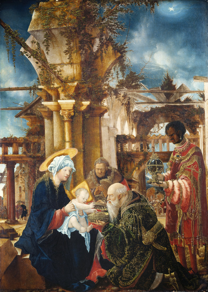Detail of The Adoration of the Magi, c.1535 by Albrecht Altdorfer