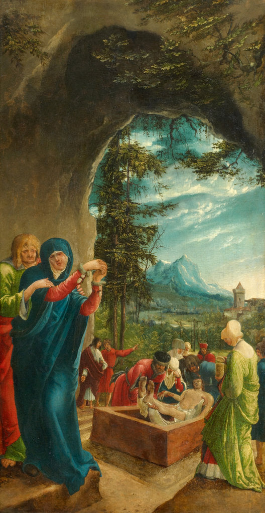 Detail of The Entombment of Christ, 1518 by Albrecht Altdorfer