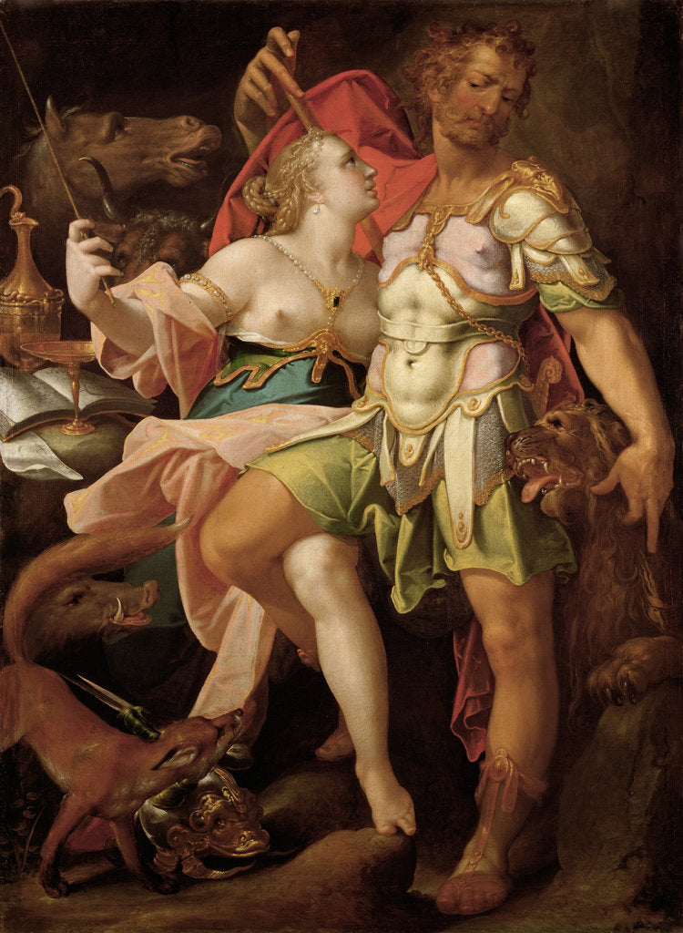 Detail of Ulysses and Circe, ca 1580-1585 by Bartholomeus Spranger