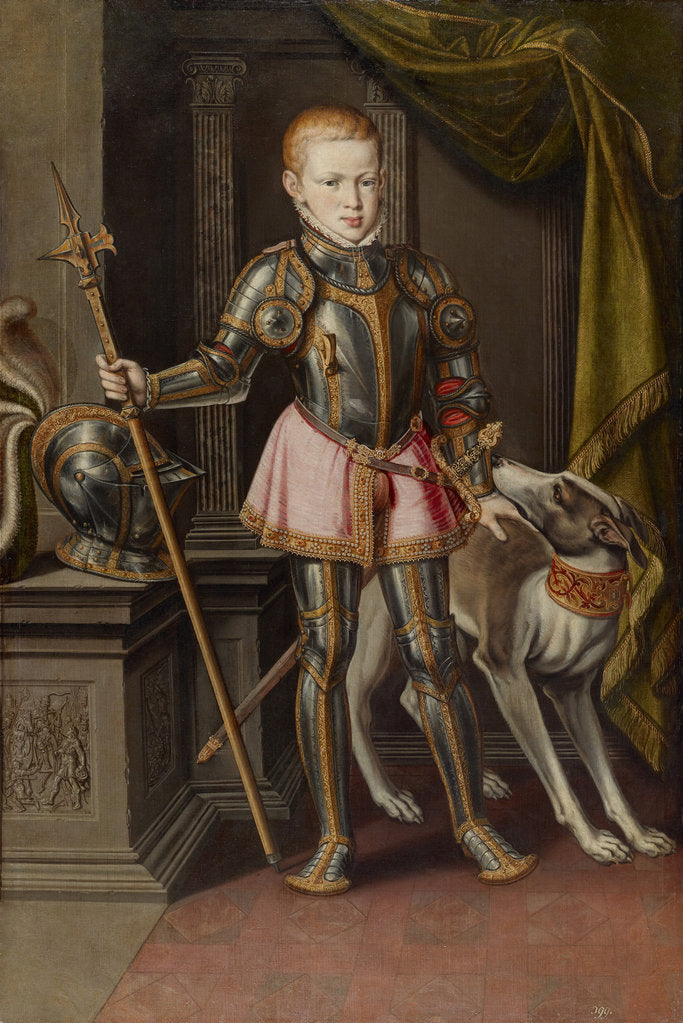 Detail of King Sebastian I of Portugal, ca 1562 by Alonso Sánchez Coello