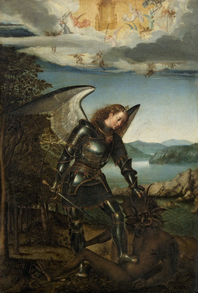 Detail of Saint Michael the Archangel, Early16th century by Anonymous