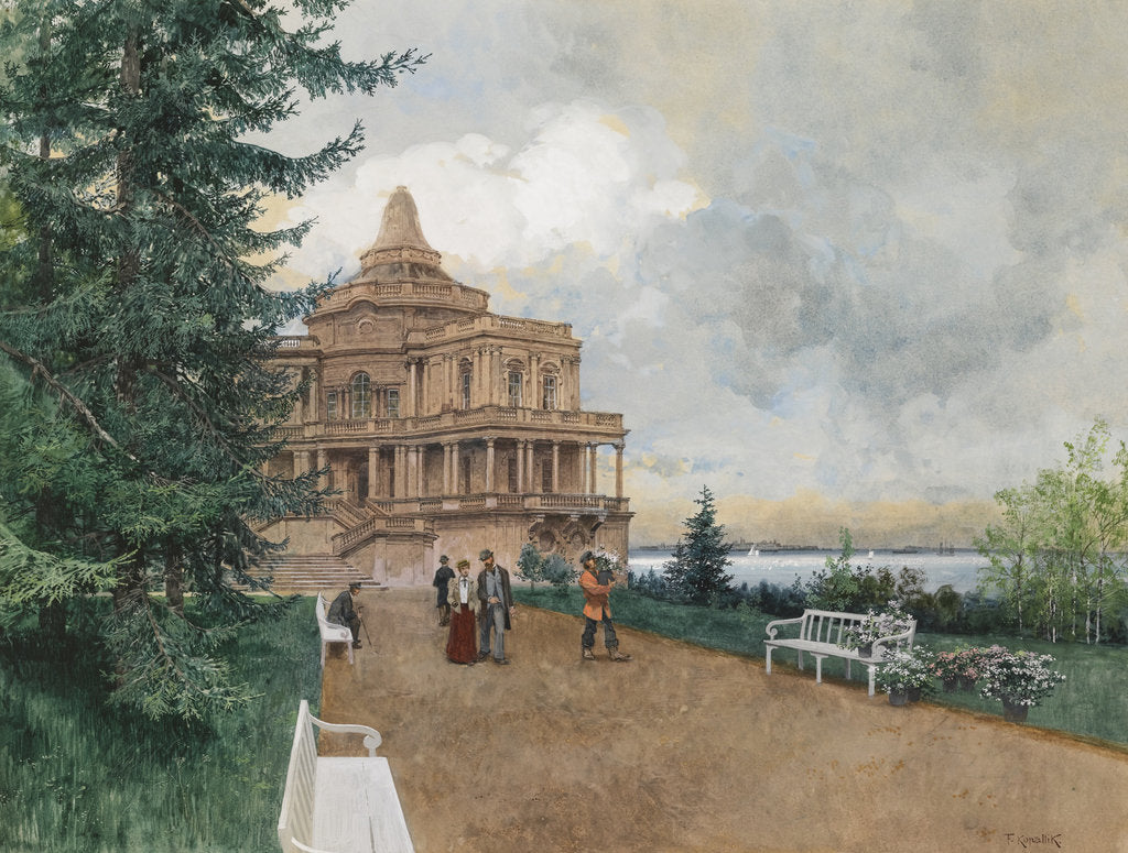 Detail of Oranienbaum, 1898 by Franz Kopallik