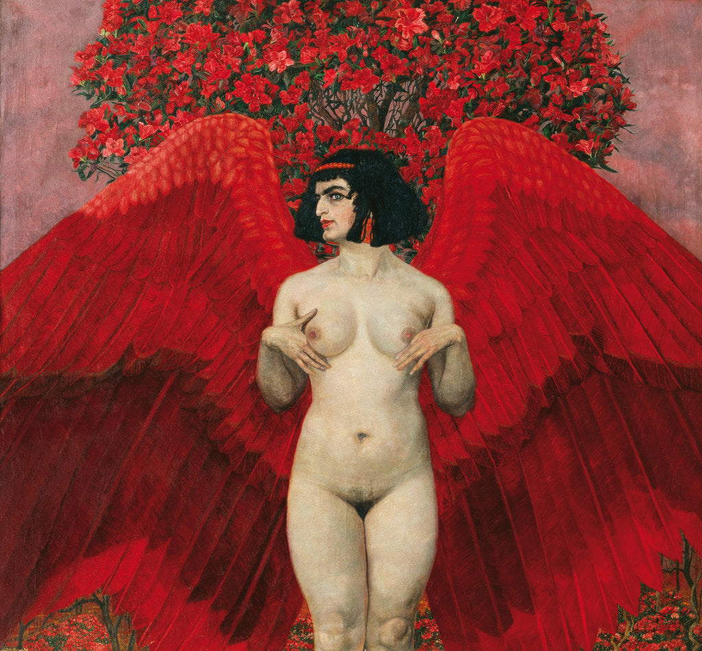 Detail of Red Angel, 1902 by Karl Mediz