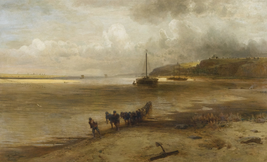 Detail of The Volga Near Yuryevets, 1870 by Alexei Kondratyevich Savrasov