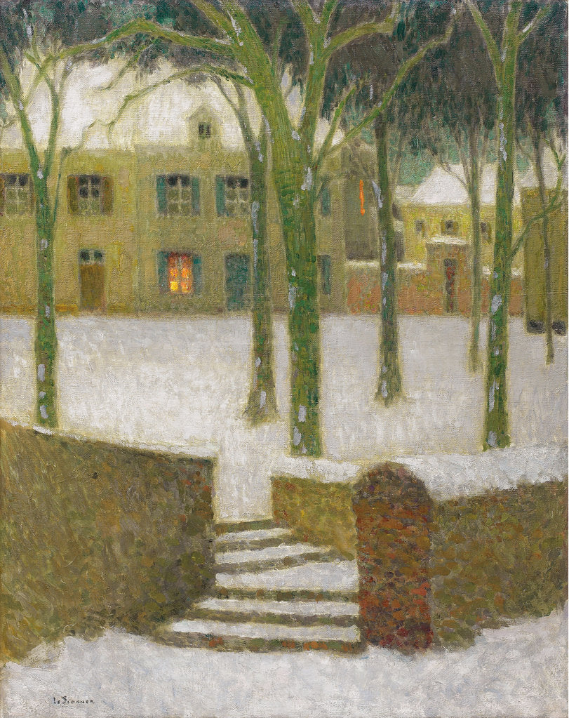 Detail of A Place in Nemours, 1930 by Henri Le Sidaner