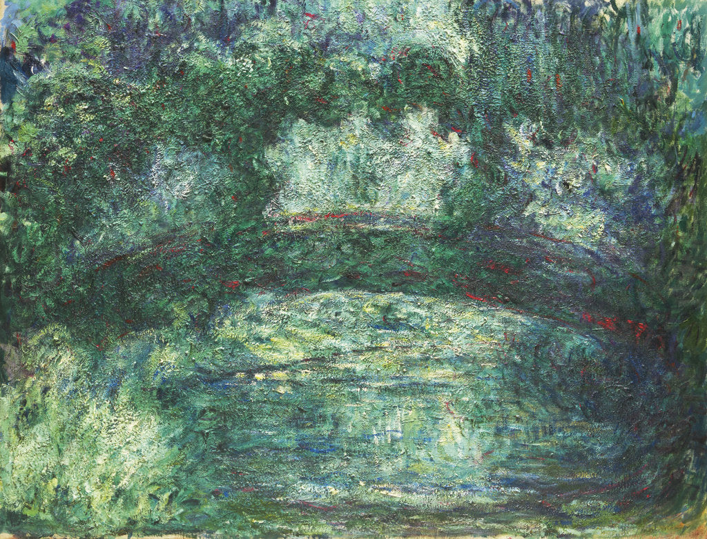 Detail of Le Pont Japonais, 1918-1924 by Claude Monet