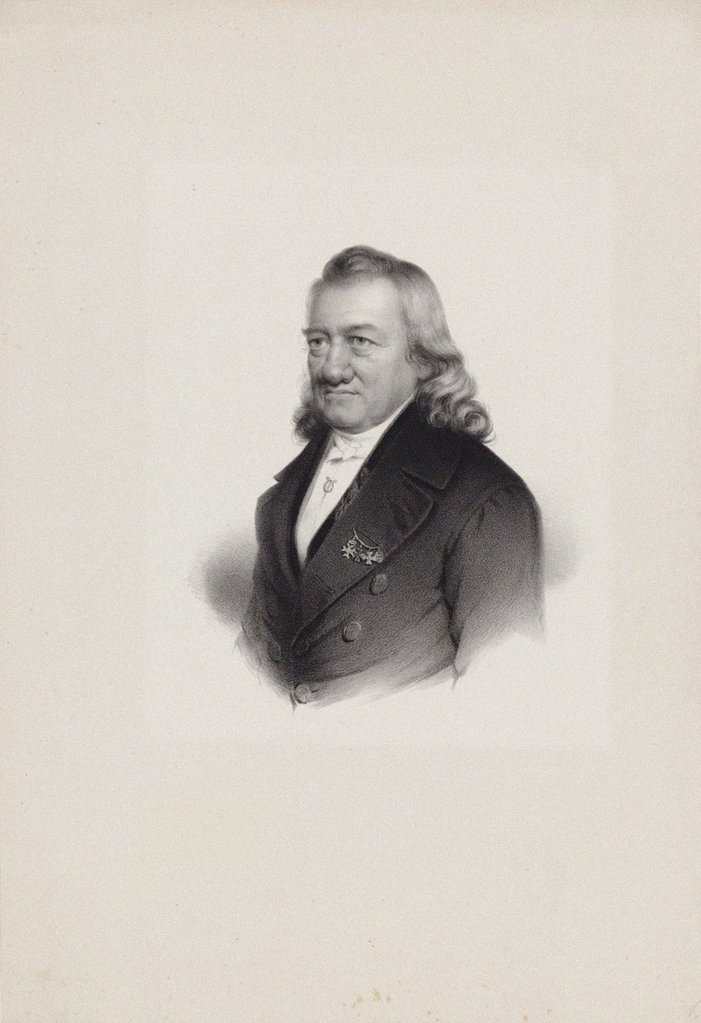 Detail of Portrait of Friedrich Schneider, 1852 by Gustav Völkerling