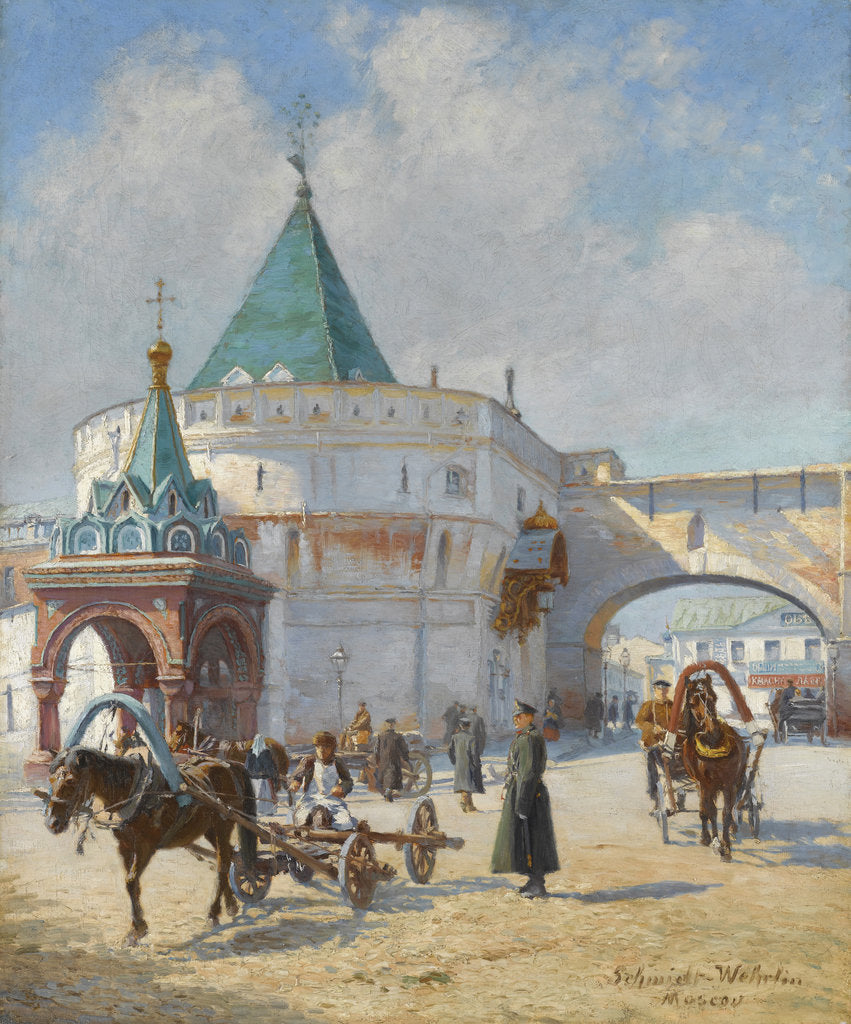 Detail of View of Moscow by Émile Schmidt-Wehrlin