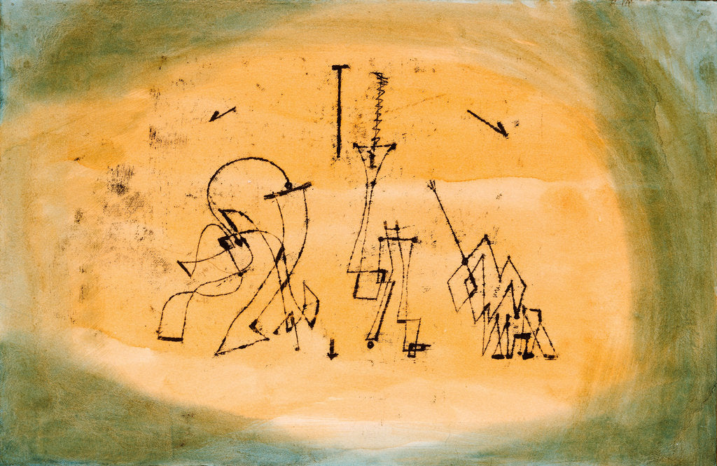 Detail of Abstract Trio, 1923 by Paul Klee