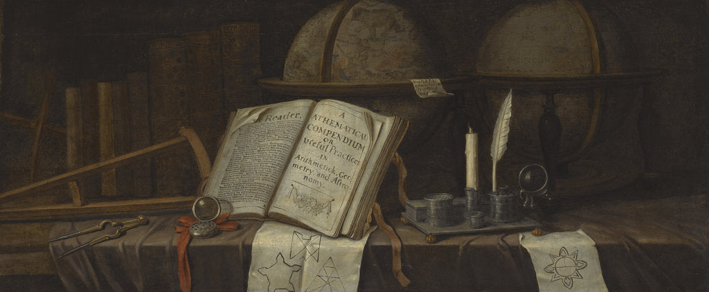 Detail of Vanitas Still Life by Edwaert Collier