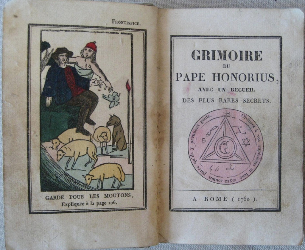 Detail of Le Grimoire du Pape Honorius, 1760 by Anonymous