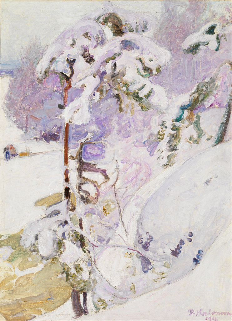 Detail of Early spring, 1911 by Pekka Halonen