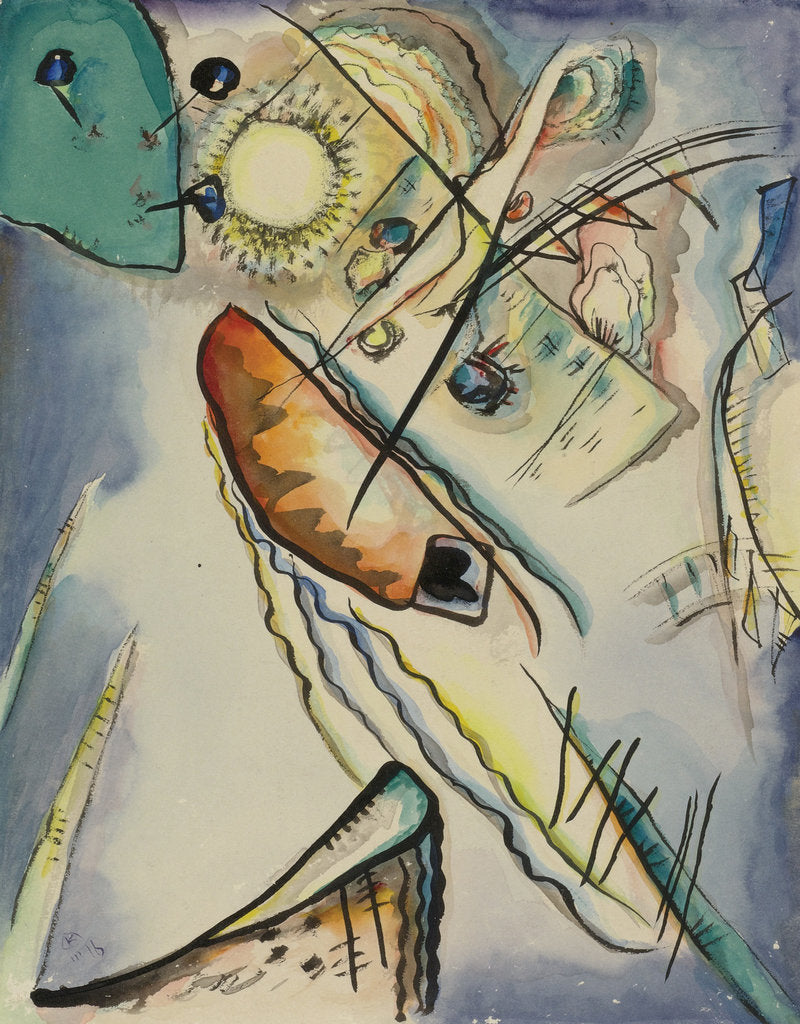 Detail of Untitled, 1916 by Wassily Vasilyevich Kandinsky