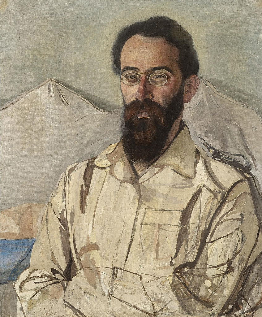 Detail of Portrait of Friedrich Eduardovich Krimmer, 1919 by Alexander Yakovlevich Golovin