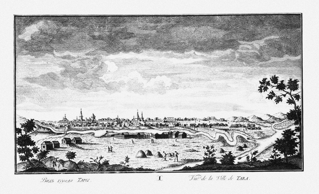 Detail of View of Tara, ca 1735 by Johann Wilhelm Lürsenius