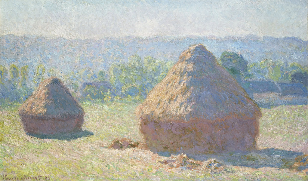 Detail of Haystack in the Evening Sun, 1891 by Claude Monet