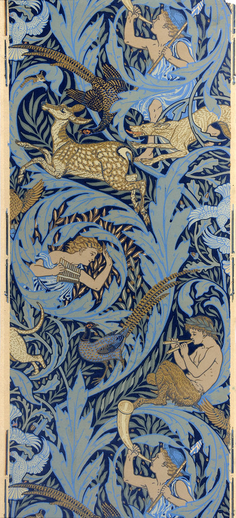Detail of Sidewall. Woodnotes, 1886 by Walter Crane