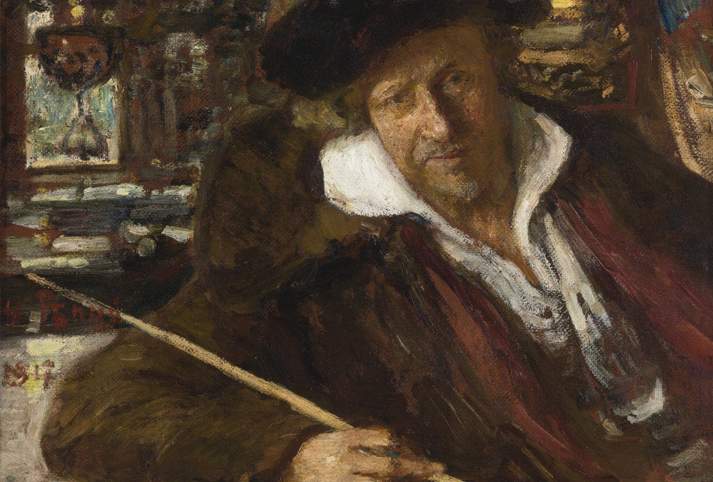 Detail of Self-Portrait, 1917 by Ilya Yefimovich Repin
