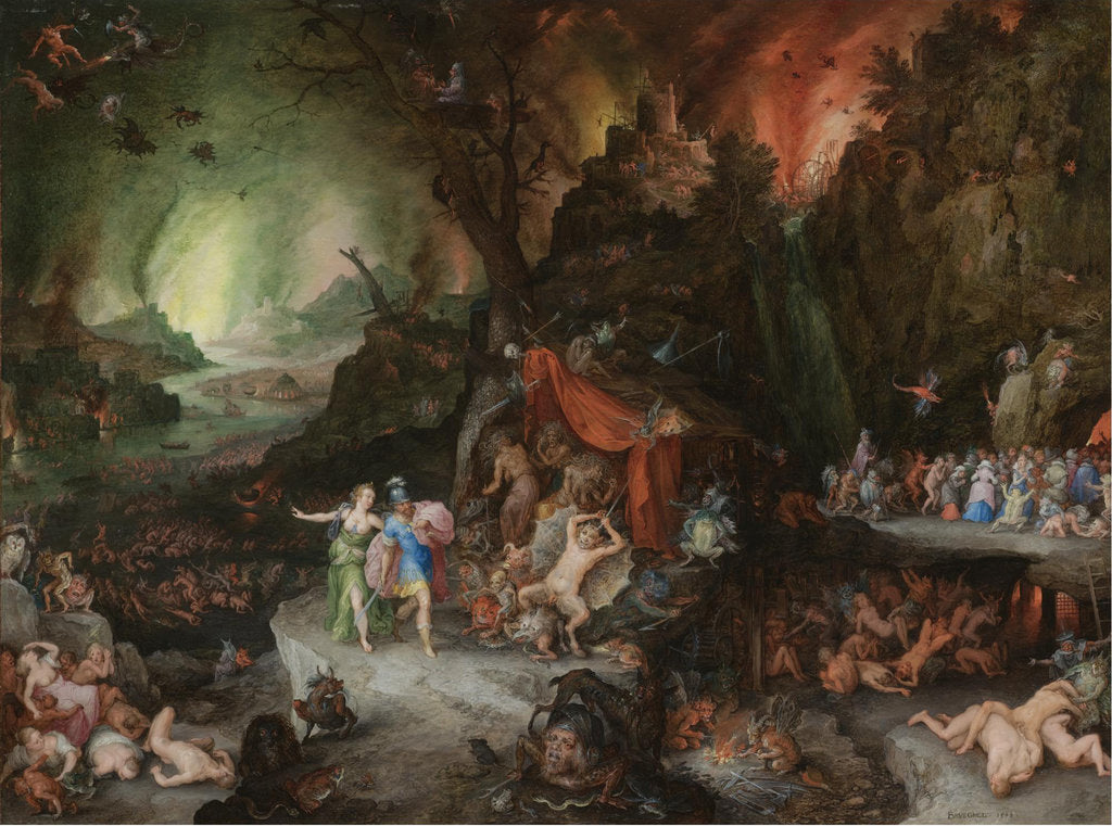 Detail of Aeneas and the Sibyl in the Underworld, 1598 by Jan Brueghel the Elder