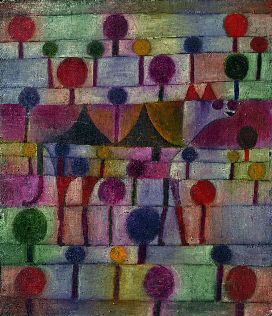 Detail of Camel in a Rhythmic Landscape of Trees, 1920 by Paul Klee