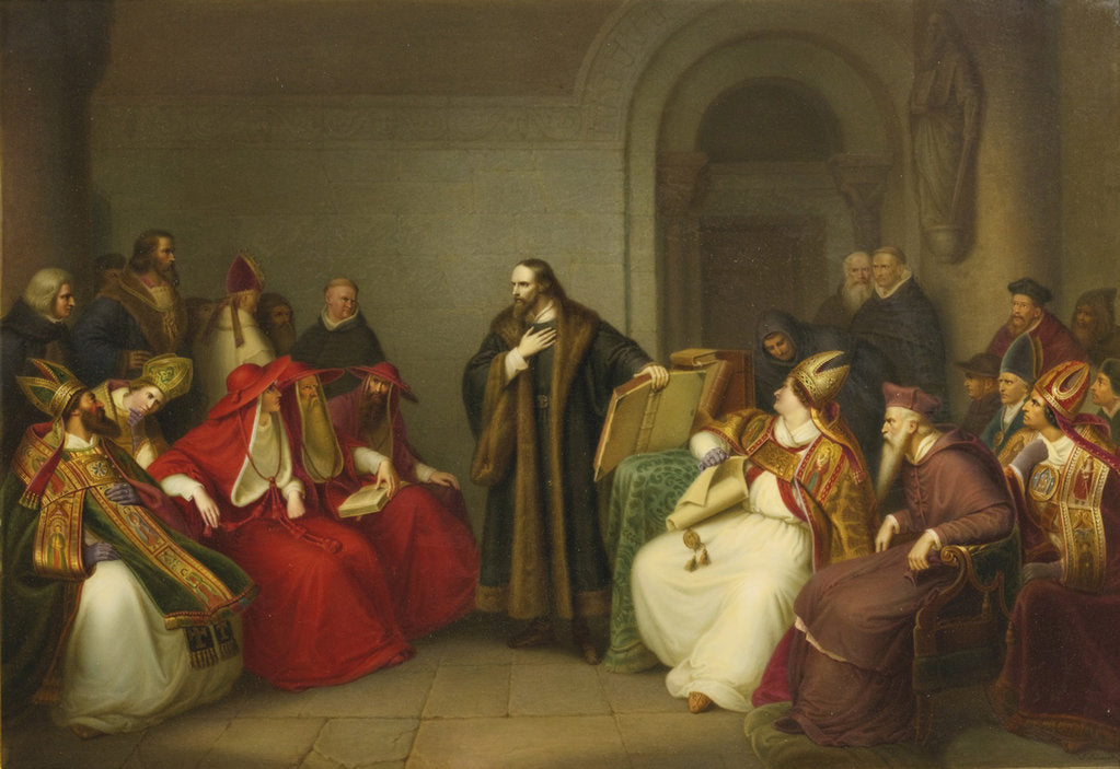 Detail of John Hus before Council of Constance, End of 19th century by Anonymous