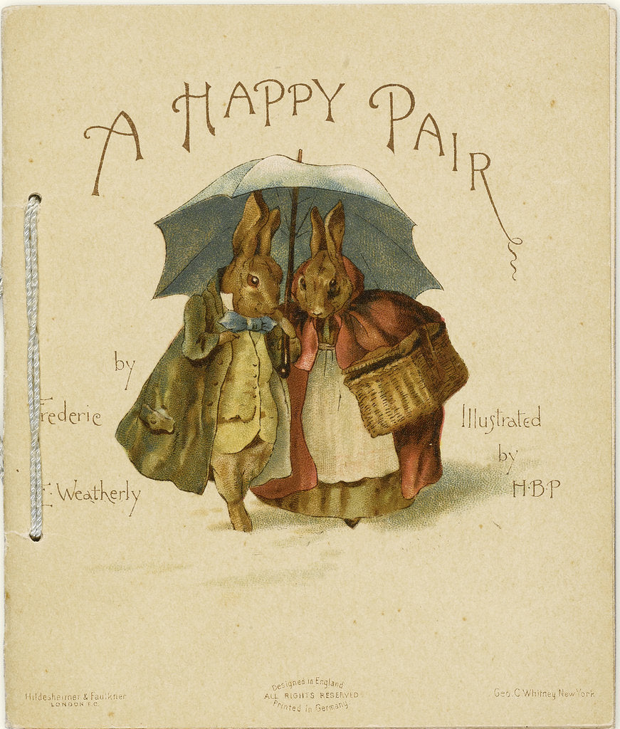 Detail of Illustration to A Happy Pair by Frederick Weatherly, 1890 by Helen Beatrix Potter