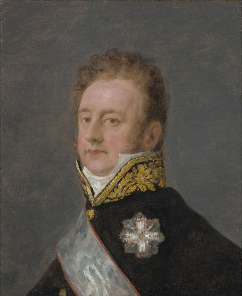 Detail of Portrait of Prince Aloys Wenzel von Kaunitz-Rietberg by Francisco de Goya