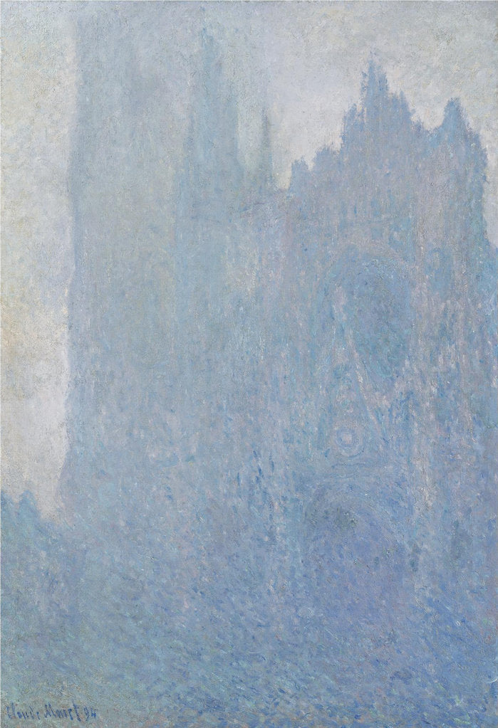 Detail of The Rouen Cathedral in fog, 1893 by Claude Monet