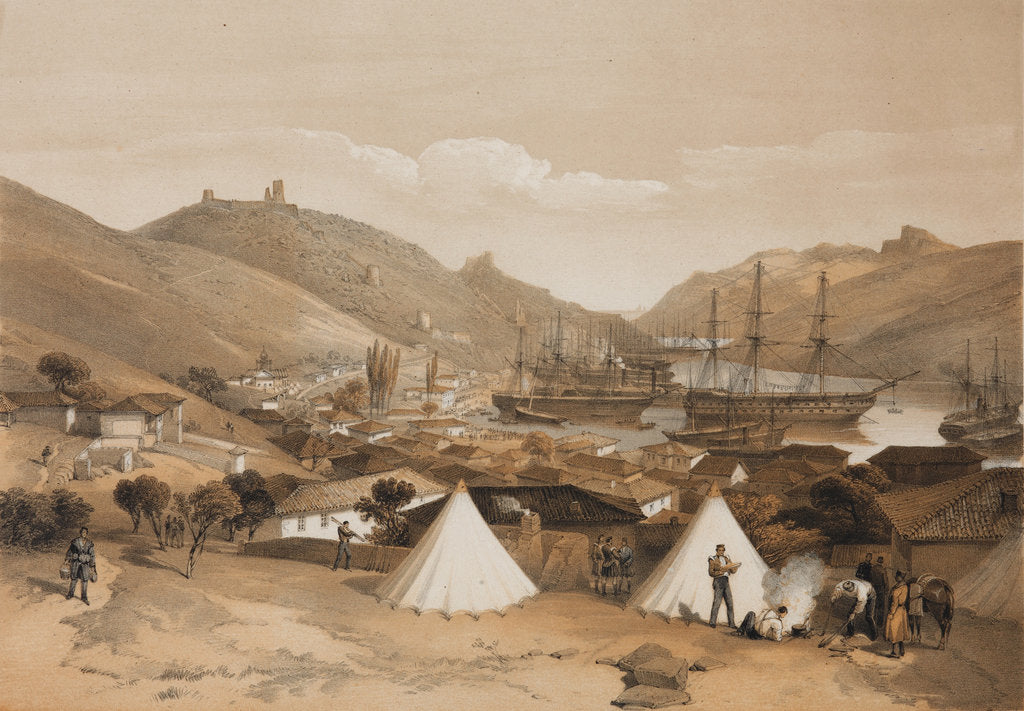 Detail of Balaclava. View onto the sea, 1855 by William Simpson
