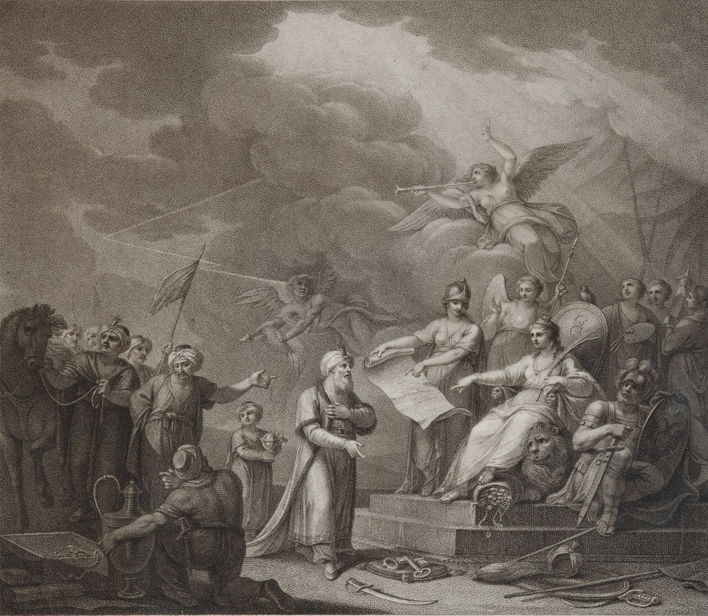 Detail of Allegory of the Treaty of Jassy, 1792 by Stepan Stephanoff
