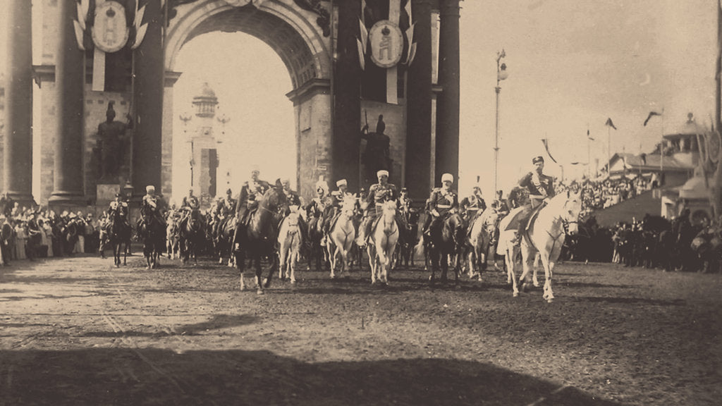 Detail of The Ceremonial Entry of Nicholas II in Moscow on May 9, 1896, 1896 by Anonymous