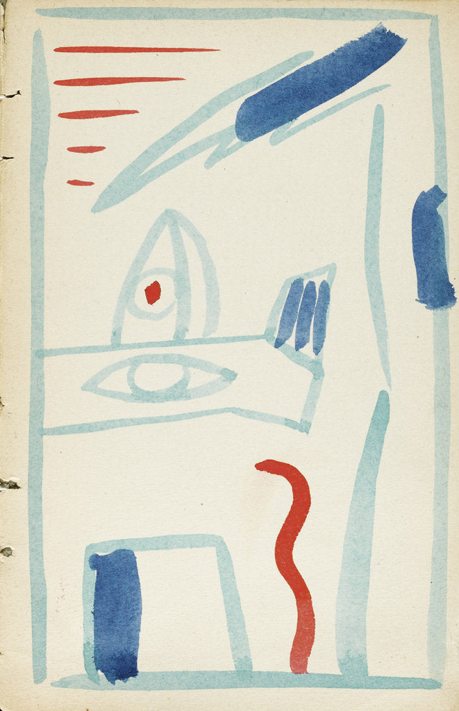 Detail of Illustration for The Mares milk by David Burlyuk and others, 1914 by Vladimir Davidovich Burliuk
