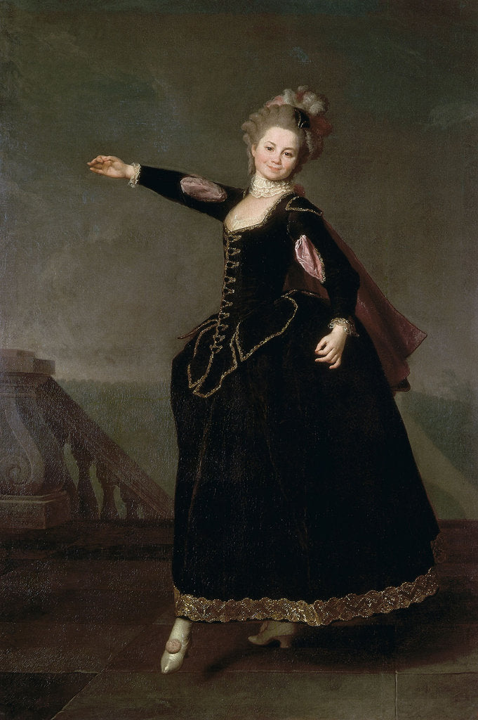 Detail of Portrait of Natalia Semenovna Borshcheva, 1776 by Dmitri Grigorievich Levitsky