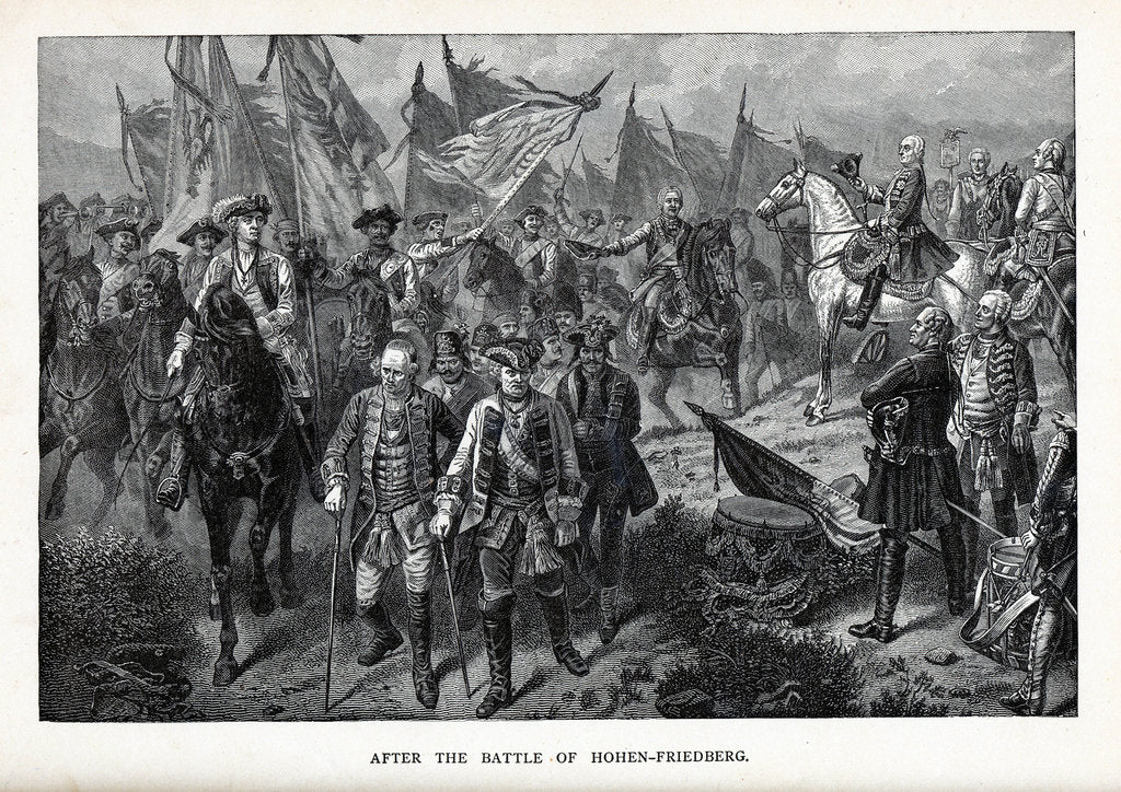 Detail of After the Battle of Hohenfriedberg, 1882 by Anonymous