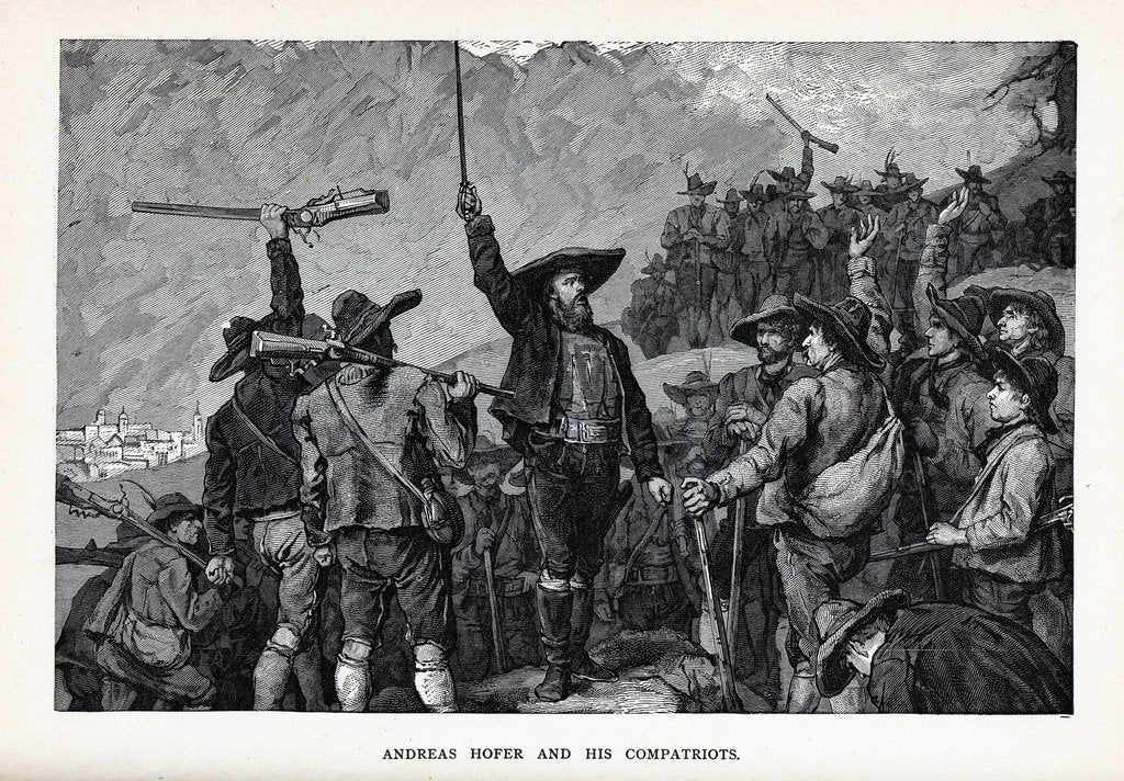 Detail of Andreas Hofer and his Compatriots, 1882 by Anonymous