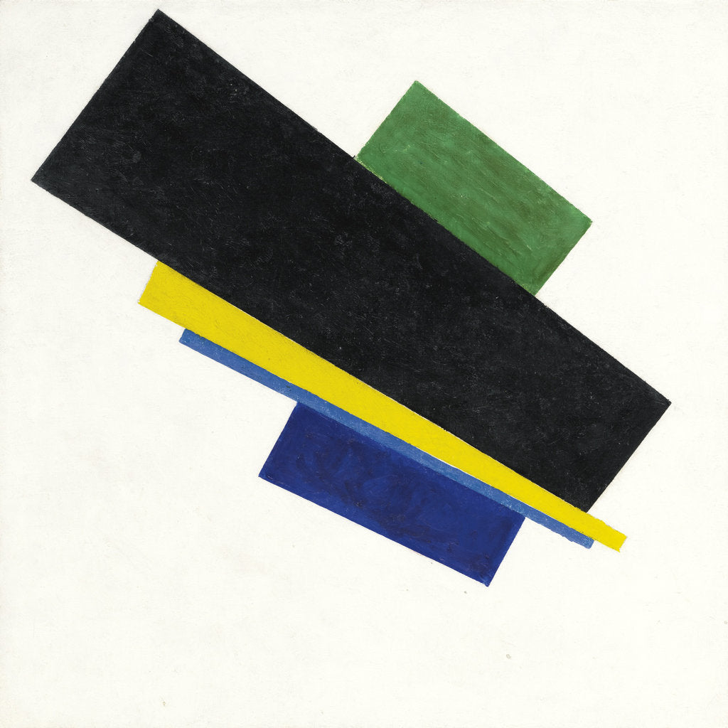 Detail of Suprematism, 18th Construction, 1915 by Kasimir Severinovich Malevich