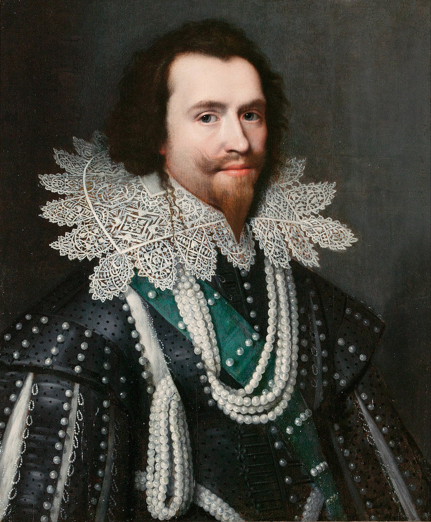 Detail of George Villiers, 1st Duke of Buckingham, 1625-1626 by Michiel Jansz. van Mierevelt