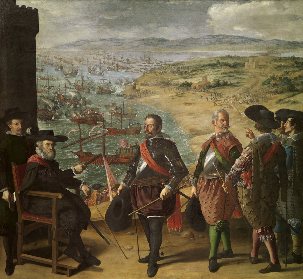 Detail of The Defense of Cadiz against the English, 1625, 1634-1635 by Francisco de Zurbarán