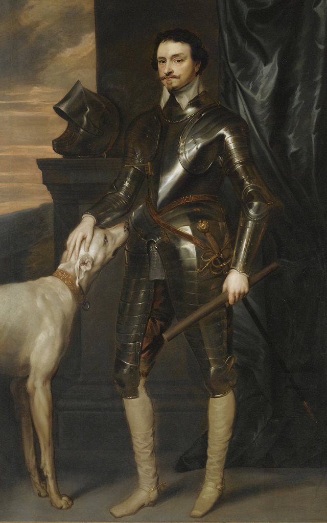 Detail of Portrait of Thomas Wentworth, 1st Earl of Strafford, c. 1640 by Sir Anthony van Dyck