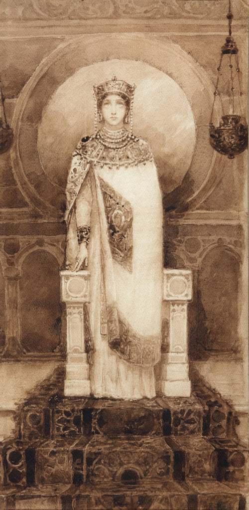 Detail of Saint Helena, 1890s by Viktor Mikhaylovich Vasnetsov