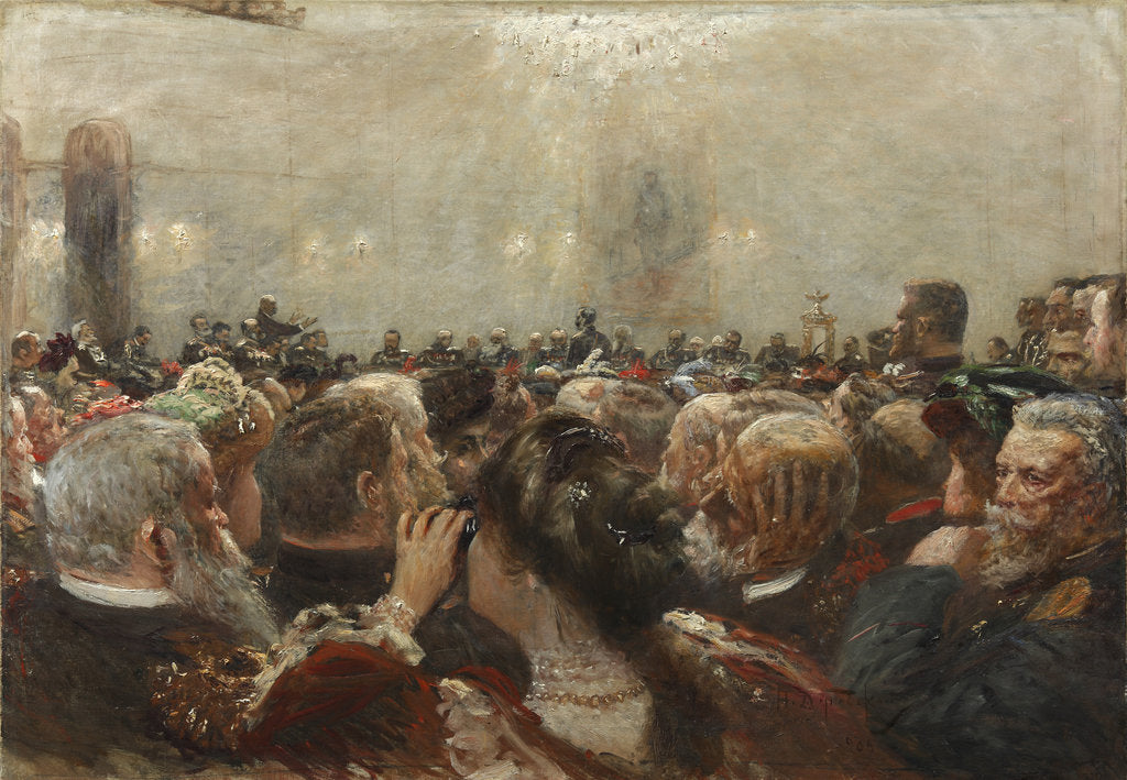 Detail of The Port Arthur Trial, 1909 by Nikolai Nikanorovich Dubovskoy