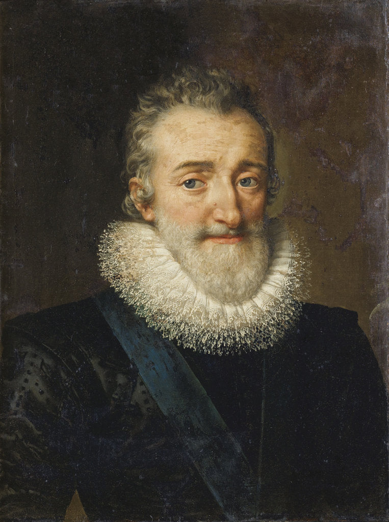 Detail of King Henry IV of France, 1610 by Frans Pourbus the Younger